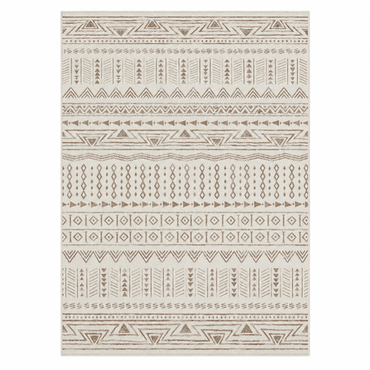 Tapis Salon Beige Doux & Pratique 1,5x2,1m