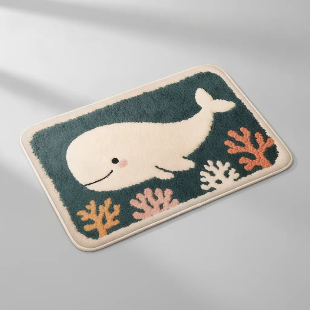 Tapis de Bain Doux Animal Fantaisie