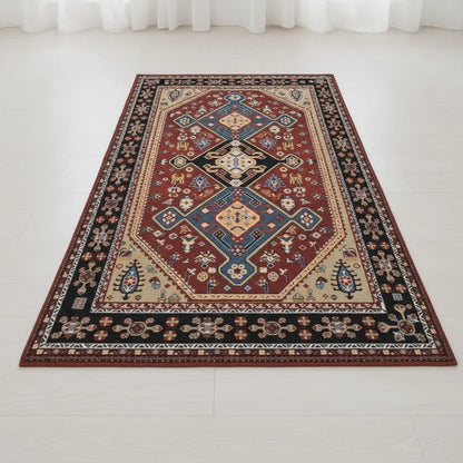 Tapis Rétro Oriental Ethnique Antidérapant