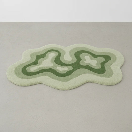 Tapis Salon Moderne Irrégulier Doux & Antidérapant