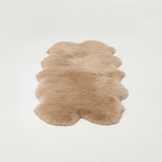 Tapis Irrégulier Moelleux Kaki