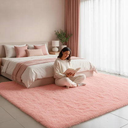 Tapis Rose Doux VIKAMA - Confort & Style