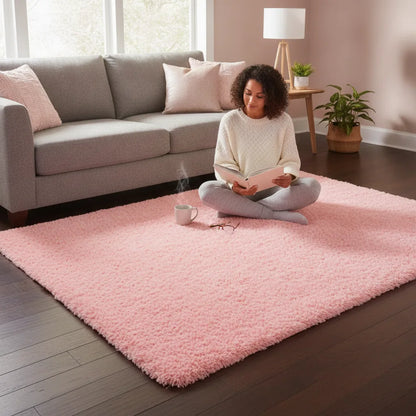 Tapis Rose Doux VIKAMA - Confort & Style