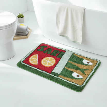 Tapis de bain original boîte de sardines VIKAMA