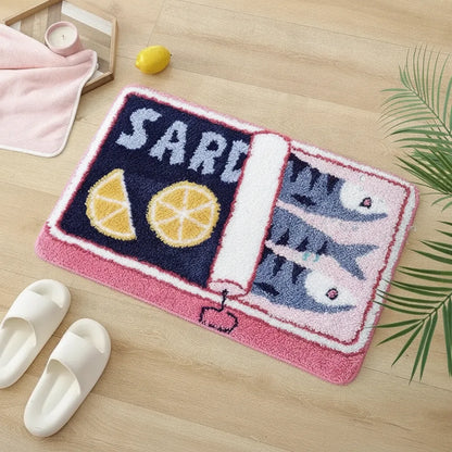 Tapis de bain original boîte de sardines VIKAMA
