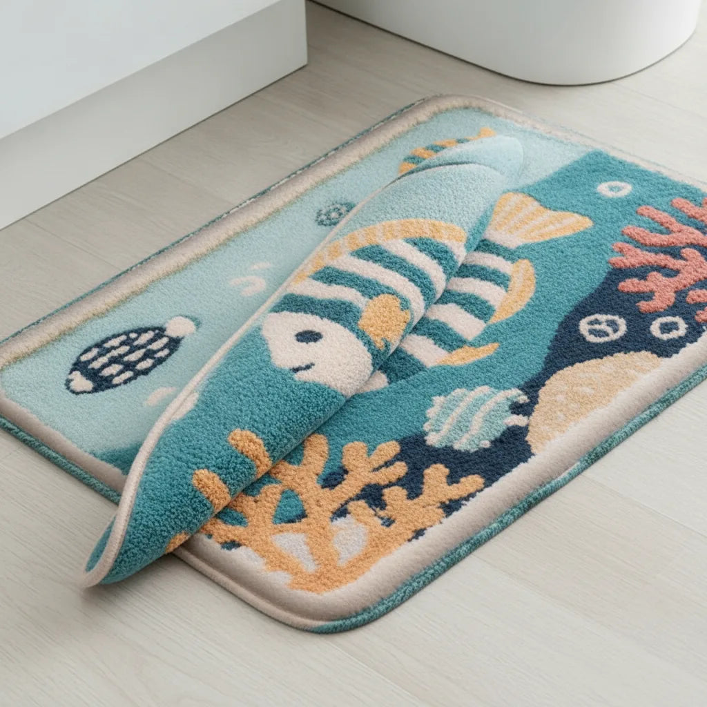 Tapis de Bain Doux Animal Fantaisie